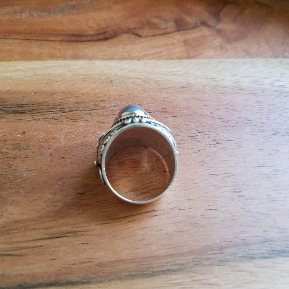 Solid silver ring - Picture 4 of 12